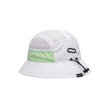 Bucket Hat Race Branco / Menta - costas