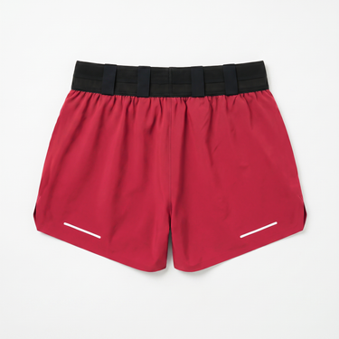 Shorts Run Vermelho - costas